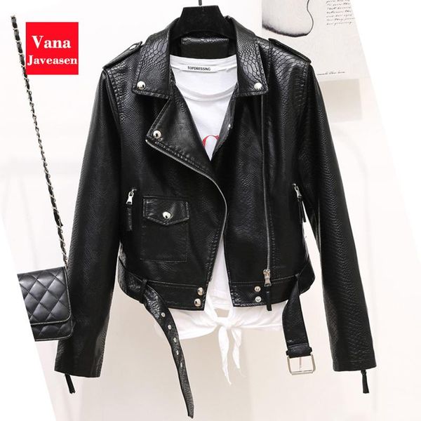 women's jackets pu leather jacket women long sleeves zipper slim fit coat woman outwear buckle belt epaulet turn-down, Black;brown
women's jackets pu leather jacket women long sleeves zipper slim fit coat woman outwear buckle belt epaulet turn-down, Black;brown