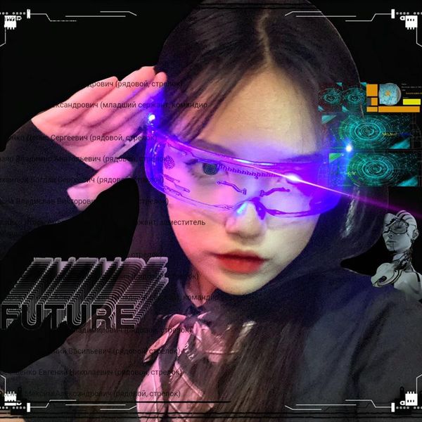 sunglasses 2021 vintage punk futuristic technology sense glasses sci-fi luminous eyewear for men women trend wholesale, White;black
sunglasses 2021 vintage punk futuristic technology sense glasses sci-fi luminous eyewear for men women trend wholesale, White;black