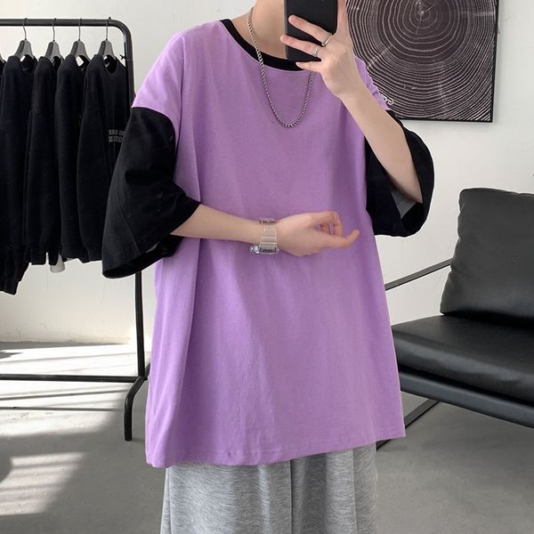 men's t-shirts summer cotton t-shirt fashion o-neck pullover tshirt men streetwear korean loose short-sleeved t shirt mens s-, White;black
men's t-shirts summer cotton t-shirt fashion o-neck pullover tshirt men streetwear korean loose short-sleeved t shirt mens s-, White;black