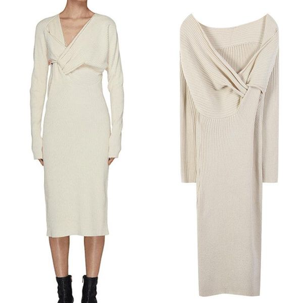 casual dresses women sweater dress fashion french chic knitwear knot midi long sleeve elegant lady clothing korean harajuku winter, Black;gray
casual dresses women sweater dress fashion french chic knitwear knot midi long sleeve elegant lady clothing korean harajuku winter, Black;gray