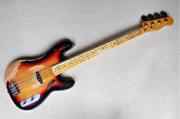 factory custom tobacco sunburst 4-string electric bass guitar,vintage style,chrome hardwares,maple fingerboard,offer customized
factory custom tobacco sunburst 4-string electric bass guitar,vintage style,chrome hardwares,maple fingerboard,offer customized