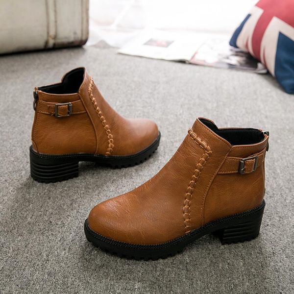 boots women's ankle zipper square heel vintage print leather shoes for women buckle strap round toe casual short, Black
boots women's ankle zipper square heel vintage print leather shoes for women buckle strap round toe casual short, Black