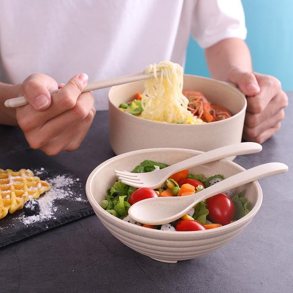 bowls japanese style large wheat straw noodle bowl with cover student dormitory portable instant spoon and fork
bowls japanese style large wheat straw noodle bowl with cover student dormitory portable instant spoon and fork