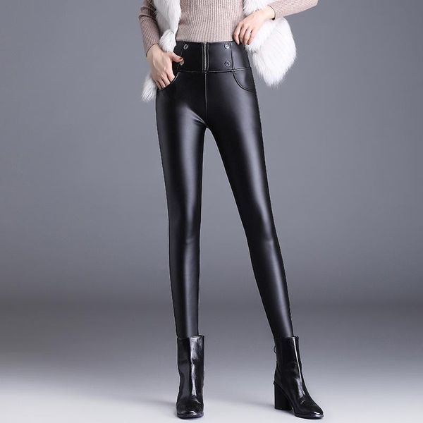 women's pants & capris faux leather autumn female slim pencil legging ladies high waist black midi bodycon pant 5xl a129, Black;white
women's pants & capris faux leather autumn female slim pencil legging ladies high waist black midi bodycon pant 5xl a129, Black;white