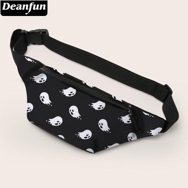 deanfun fashion fanny pack ghost pattern printing black bum bags women adjustable belt 18082 waist
deanfun fashion fanny pack ghost pattern printing black bum bags women adjustable belt 18082 waist