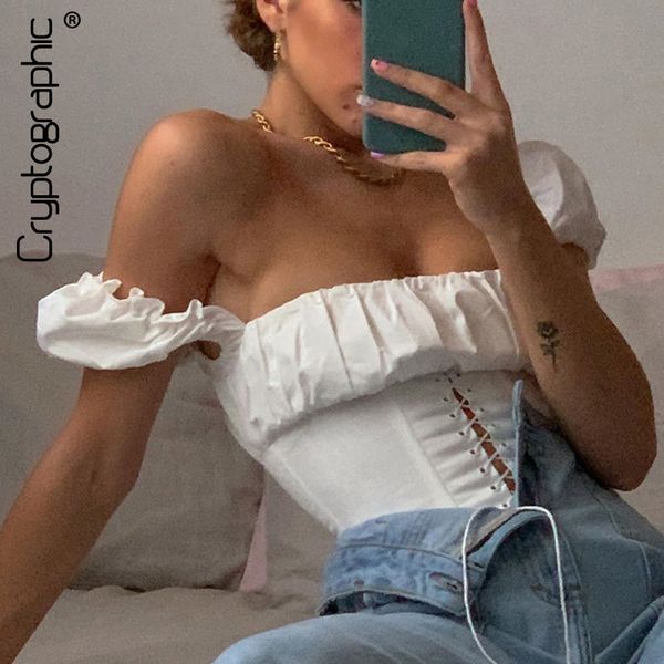 cryptographic off shoulder fashion lace up shirts blouse blouse women white crop blouses clothes vintage tie front
cryptographic off shoulder fashion lace up shirts blouse blouse women white crop blouses clothes vintage tie front
