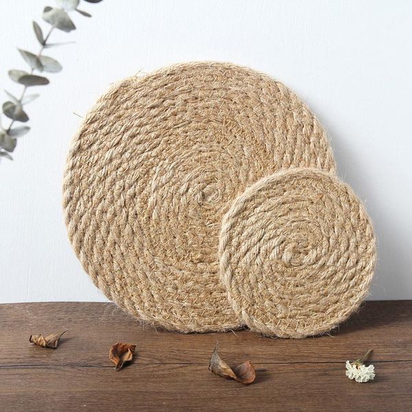 mats & pads handmade weave non-slip placemat corn hull for table dinne round insulation home decor 0041
mats & pads handmade weave non-slip placemat corn hull for table dinne round insulation home decor 0041