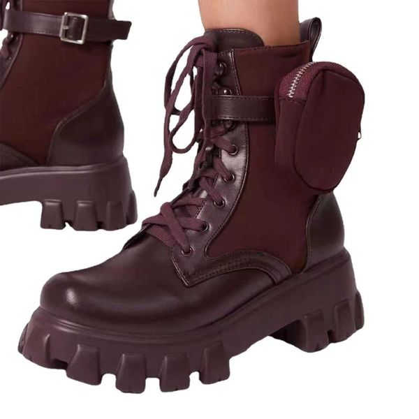 boots 2021 high-quality women's shoes pockets wallets belt buckles heightened platform breathable non-slip botas plus size, Black
boots 2021 high-quality women's shoes pockets wallets belt buckles heightened platform breathable non-slip botas plus size, Black