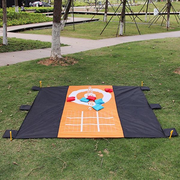 outdoor pads portable playmat activity fun picnic camping interactive kids adults beach game mat with floor nails 
outdoor pads portable playmat activity fun picnic camping interactive kids adults beach game mat with floor nails