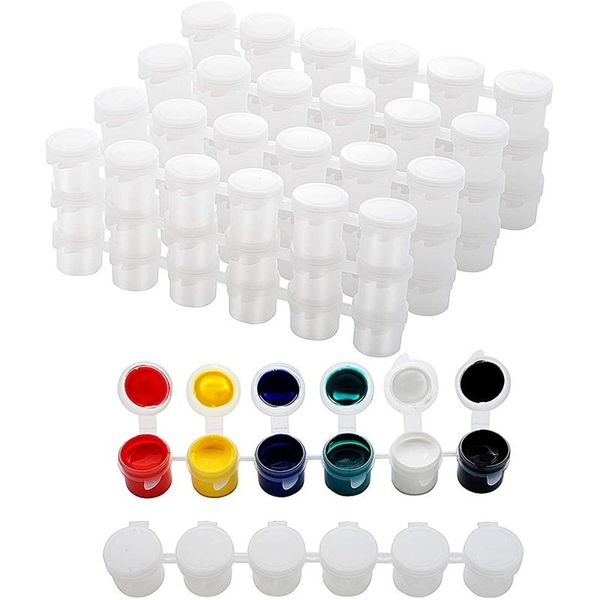 strips empty paint cup pots storage containers painting arts crafts supplies (5ml/30pc) gift sets
strips empty paint cup pots storage containers painting arts crafts supplies (5ml/30pc) gift sets