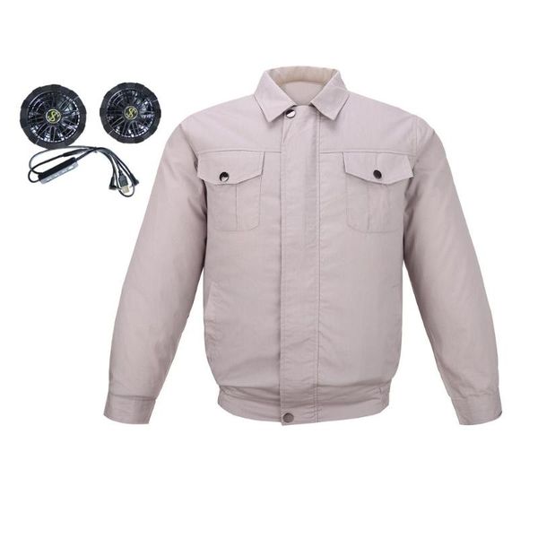 men's tracksuits air conditioning clothes vest summer outdoor usb fan cooling clothing sun-protcetive coat construction work clo, Gray
men's tracksuits air conditioning clothes vest summer outdoor usb fan cooling clothing sun-protcetive coat construction work clo, Gray
