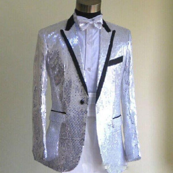 men's suits & blazers custom made sequin suit blazer singer stage performance coat dance prom club night jacket (jacket+ bow tie)202109, White;black
men's suits & blazers custom made sequin suit blazer singer stage performance coat dance prom club night jacket (jacket+ bow tie)202109, White;black
