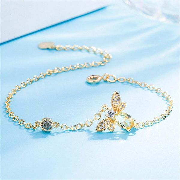charm bracelets fashion gold plated bracelet bangle little bee with shiny crystle for women girlfriend gift luxury jewelry jsl133, Golden;silver
charm bracelets fashion gold plated bracelet bangle little bee with shiny crystle for women girlfriend gift luxury jewelry jsl133, Golden;silver