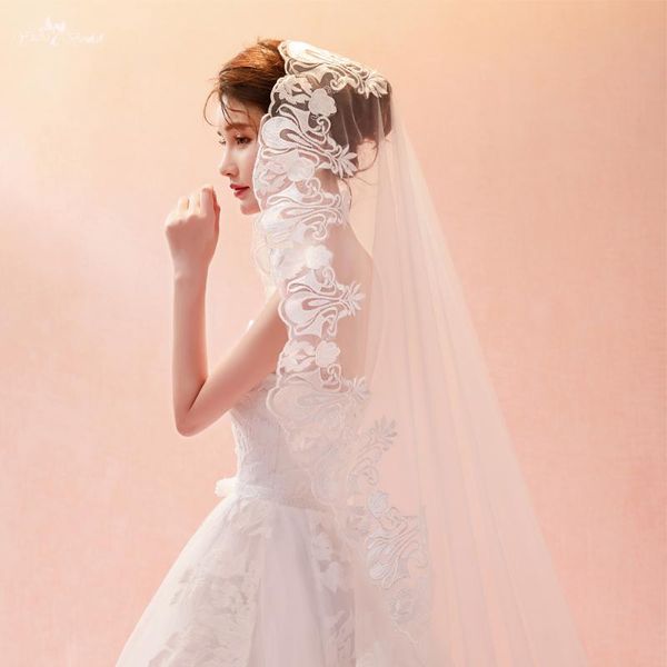 bridal veils lzp381 ivory wedding veil 3 meters elegance lace one layer cathedral veu de noiva, Black
bridal veils lzp381 ivory wedding veil 3 meters elegance lace one layer cathedral veu de noiva, Black