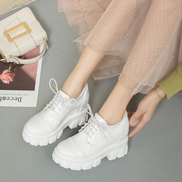 dress shoes pumps women platform chunky heels 2021 trend round toe lace up pu leather medium wedges punk white plus size 42, Black
dress shoes pumps women platform chunky heels 2021 trend round toe lace up pu leather medium wedges punk white plus size 42, Black