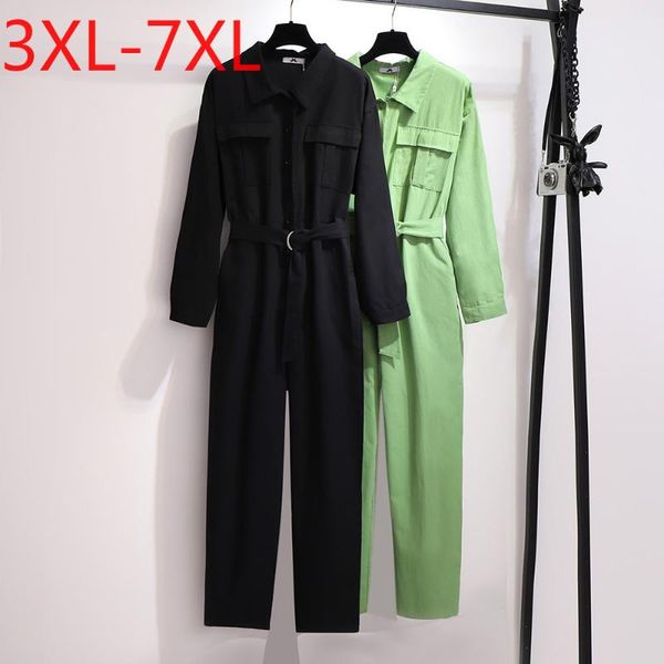plus size pants missfansiqi 2021 spring autumn jumpsuits for women solid large long sleeve loose casual belt jump suit 4xl 5xl 6xl 7xl, Black
plus size pants missfansiqi 2021 spring autumn jumpsuits for women solid large long sleeve loose casual belt jump suit 4xl 5xl 6xl 7xl, Black