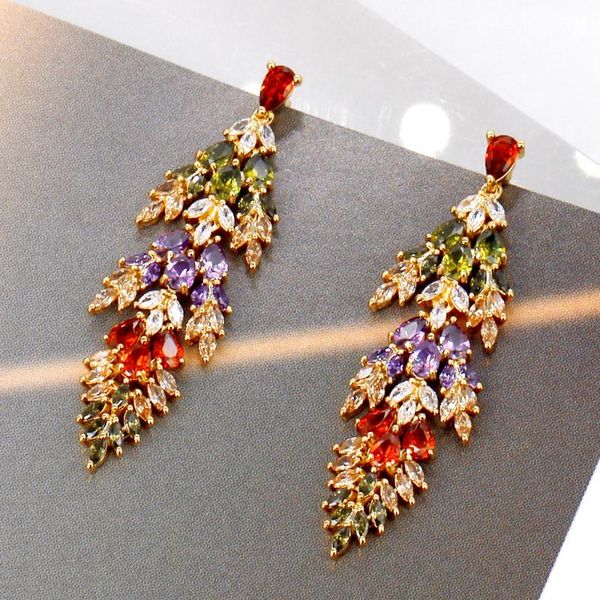 trendy color crystal earring for women cubic zircon banquet party jewelry wedding womens fashion earrings 2021 arrival hoop & huggie, Golden;silver
trendy color crystal earring for women cubic zircon banquet party jewelry wedding womens fashion earrings 2021 arrival hoop & huggie, Golden;silver