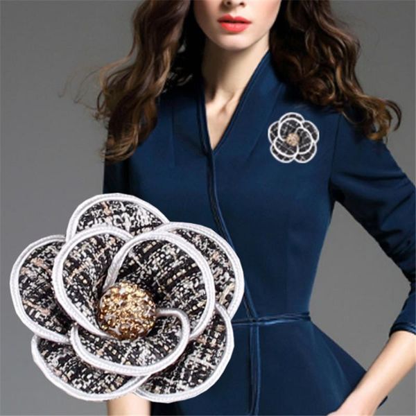 pins, brooches crystal flower bud clip camellia brooch pins for women welt flowers cloth wedding jewelry, Gray
pins, brooches crystal flower bud clip camellia brooch pins for women welt flowers cloth wedding jewelry, Gray