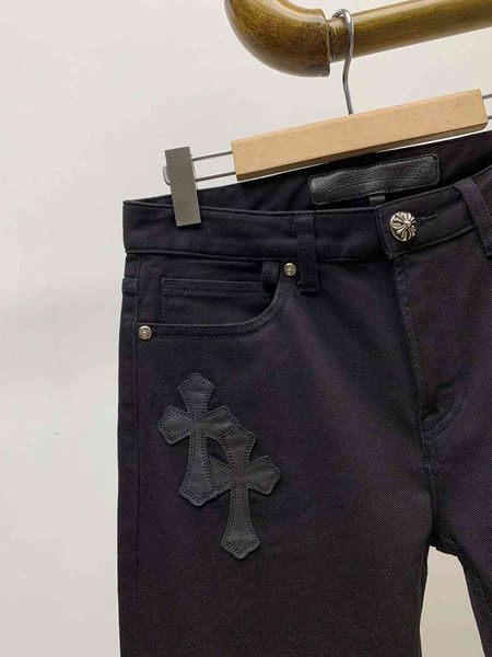 chrome-hearts and summer spring crosin leather cross decoration men's jeans elastic denim pants, Blue
chrome-hearts and summer spring crosin leather cross decoration men's jeans elastic denim pants, Blue