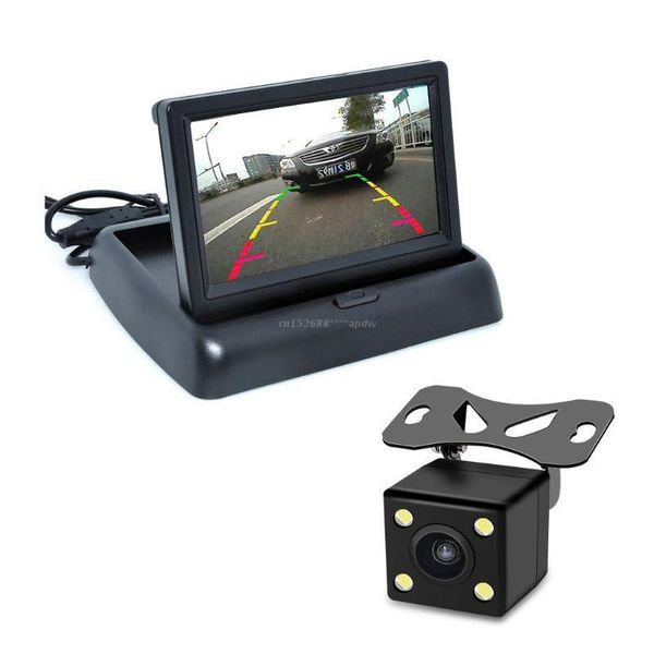 car video 4.3 inch folding monitor with waterproof 4 led light rear view backup reverse camera
car video 4.3 inch folding monitor with waterproof 4 led light rear view backup reverse camera