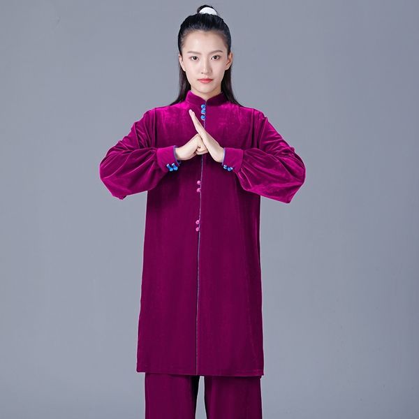 women velvet thickened warm tai chi clothing kung fu suit martial art uniform morning exercise taiji wushu winter clothing 12453, Red
women velvet thickened warm tai chi clothing kung fu suit martial art uniform morning exercise taiji wushu winter clothing 12453, Red