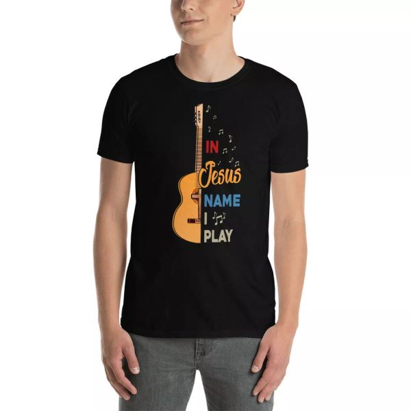 In Jesus' Name I Play Cool A Half Guitar Guitar Player Guitarist Christian Shirt, White;black
In Jesus' Name I Play Cool A Half Guitar Guitar Player Guitarist Christian Shirt, White;black