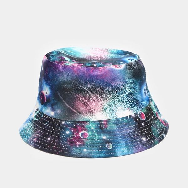 wide brim hats female graffiti galaxy trend street cotton basin double-sided wearing sun hat, Blue;gray
wide brim hats female graffiti galaxy trend street cotton basin double-sided wearing sun hat, Blue;gray