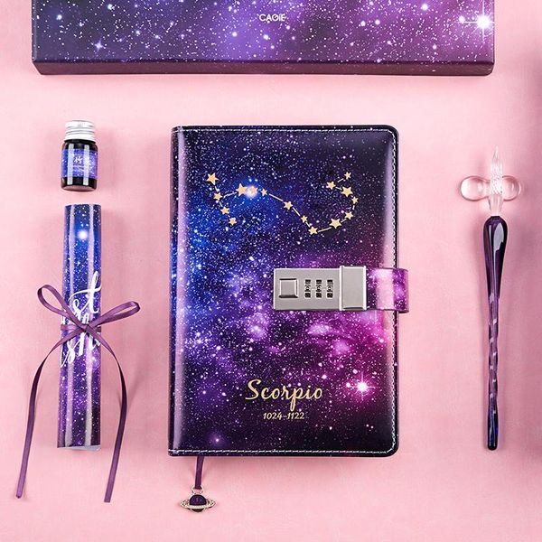 notepads b6 luxy binder notebook diary twelve constellations journal with lock agenda planner organiser kawaii note book stationery, Purple;pink
notepads b6 luxy binder notebook diary twelve constellations journal with lock agenda planner organiser kawaii note book stationery, Purple;pink