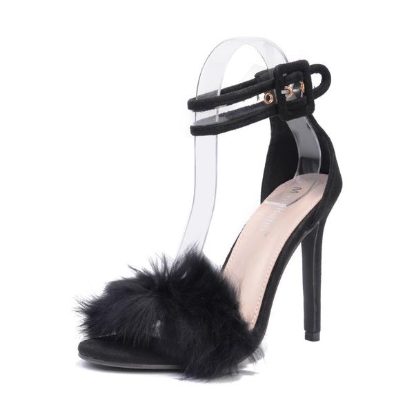 sapatos feminino woman high heels cony hair sandals ankle strap peep toe python skin pumps fashion party dress shoes, Black
sapatos feminino woman high heels cony hair sandals ankle strap peep toe python skin pumps fashion party dress shoes, Black