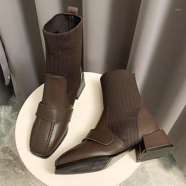 boots mid calf denim women's western cowboy punk side zipper high heeled female ladies walking shoes long1, Black 
boots mid calf denim women's western cowboy punk side zipper high heeled female ladies walking shoes long1, Black