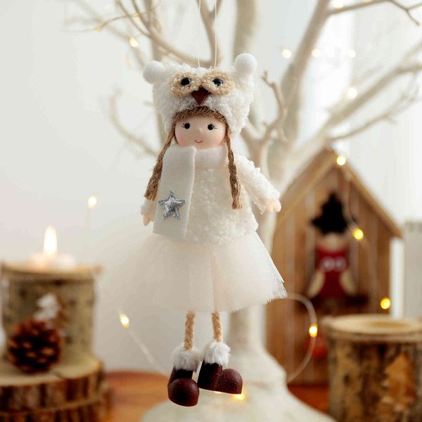 qiaochi new mesh lovely plush angel doll gift christmas tree pendant pendant accessories
qiaochi new mesh lovely plush angel doll gift christmas tree pendant pendant accessories