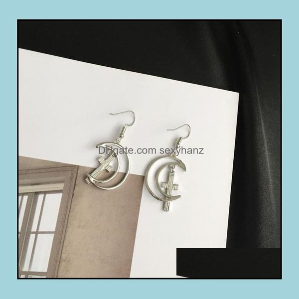 dangle & chandelier earrings jewelry fashion womens cross moon charms s133 drop delivery 2021 nvqc3, Silver
dangle & chandelier earrings jewelry fashion womens cross moon charms s133 drop delivery 2021 nvqc3, Silver