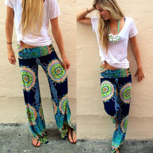 floral casual wide leg women capri long harem high waist loose elastic palazzo trousers plus size beach, Black;white
floral casual wide leg women capri long harem high waist loose elastic palazzo trousers plus size beach, Black;white
