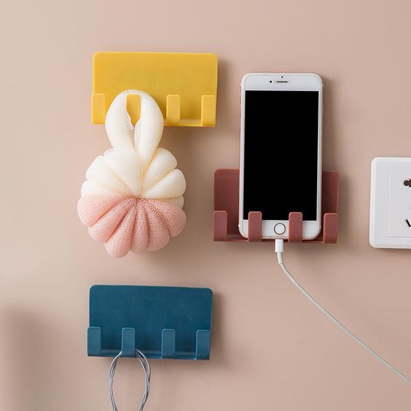 hooks & rails stick on mobile phone charging bracket stand ipad shelf wall traceless 4 hook storage rack
hooks & rails stick on mobile phone charging bracket stand ipad shelf wall traceless 4 hook storage rack