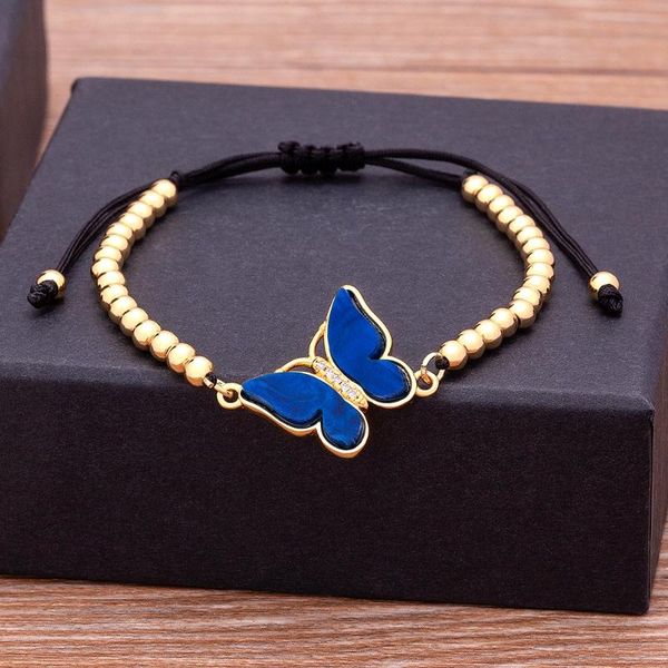 charm bracelets trendy 9 colors cubic zirconia butterfly bracelet boho handmade rope beads wristband adjustable party jewelry gifts, Golden;silver
charm bracelets trendy 9 colors cubic zirconia butterfly bracelet boho handmade rope beads wristband adjustable party jewelry gifts, Golden;silver