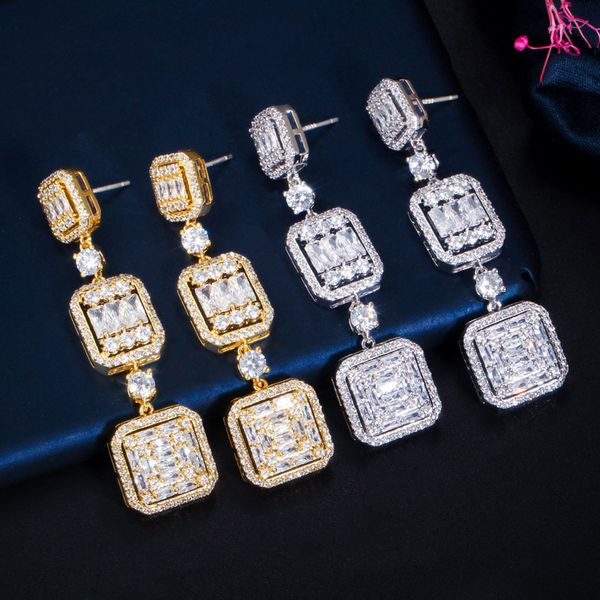 fashion long square charm designer earring s925 sterling silver post aaa cubic zirconia jewelry white cz copper 18k gold plated diamond earr, Golden
fashion long square charm designer earring s925 sterling silver post aaa cubic zirconia jewelry white cz copper 18k gold plated diamond earr, Golden
