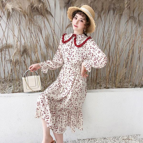 casual dresses floral chiffon shirt dress female spring and autumn 2021 fairy doll collar waist girlfriends women's, Black;gray
casual dresses floral chiffon shirt dress female spring and autumn 2021 fairy doll collar waist girlfriends women's, Black;gray