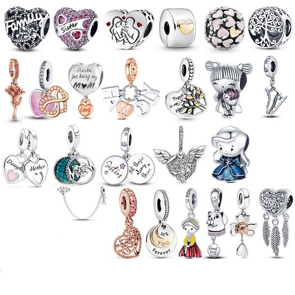 925 silver family tree charm girl boy beads mom heart charm fit pandora bracelet for jewelry women gift, Black
925 silver family tree charm girl boy beads mom heart charm fit pandora bracelet for jewelry women gift, Black