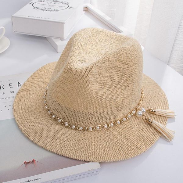 black hat female pearl fashion travel summer shade jazz factory outlet wide brim hats, Blue;gray
black hat female pearl fashion travel summer shade jazz factory outlet wide brim hats, Blue;gray