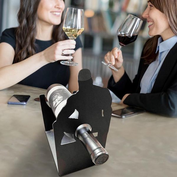 creative decoration wine holder surprise gift for family banquet use black funny rack kitchen deskdecor storage & organization
creative decoration wine holder surprise gift for family banquet use black funny rack kitchen deskdecor storage & organization