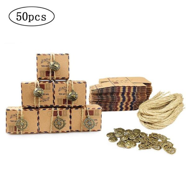 gift wrap 50pcs vintage inspired airmail design candy boxes bonbonniere with compass kraft paper treat wedding favors
gift wrap 50pcs vintage inspired airmail design candy boxes bonbonniere with compass kraft paper treat wedding favors