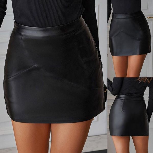 elegant women mini skirts women's wrap hips short sheath elastic waist faux leather jupe femme faldas a-line skirts#0207, Black
elegant women mini skirts women's wrap hips short sheath elastic waist faux leather jupe femme faldas a-line skirts#0207, Black