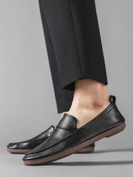 dress shoes 2021 spring summer men's comfortable flat casual genuine leather loafers men breathable moccasins slip-on driving ecmd, Black
dress shoes 2021 spring summer men's comfortable flat casual genuine leather loafers men breathable moccasins slip-on driving ecmd, Black