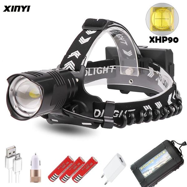 powerfulled 300000lm xhp90/70/50 headlamp usb rechargeable headlight 3mode zoom head lamp torch lantern for camping headlamps
powerfulled 300000lm xhp90/70/50 headlamp usb rechargeable headlight 3mode zoom head lamp torch lantern for camping headlamps