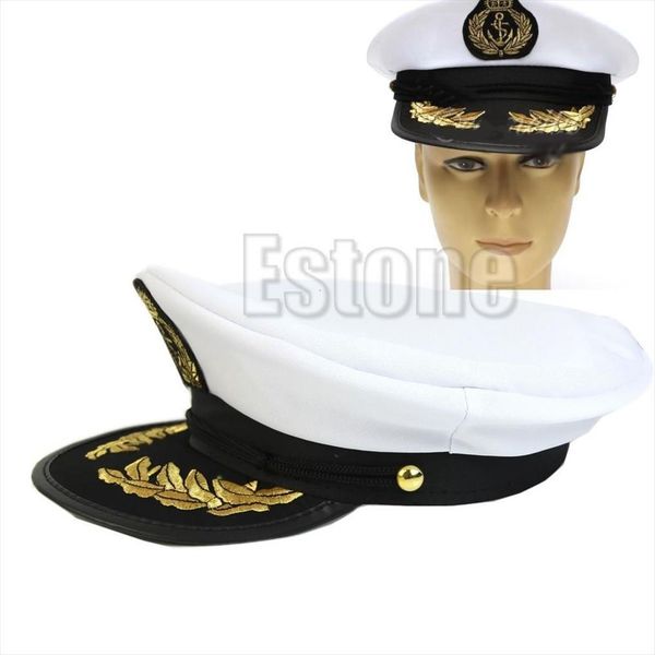 White Adult Yacht Boat Captain Navy Cap Costume Party Cosplay Dress Sailor Hat A17 40, Blue;gray
White Adult Yacht Boat Captain Navy Cap Costume Party Cosplay Dress Sailor Hat A17 40, Blue;gray