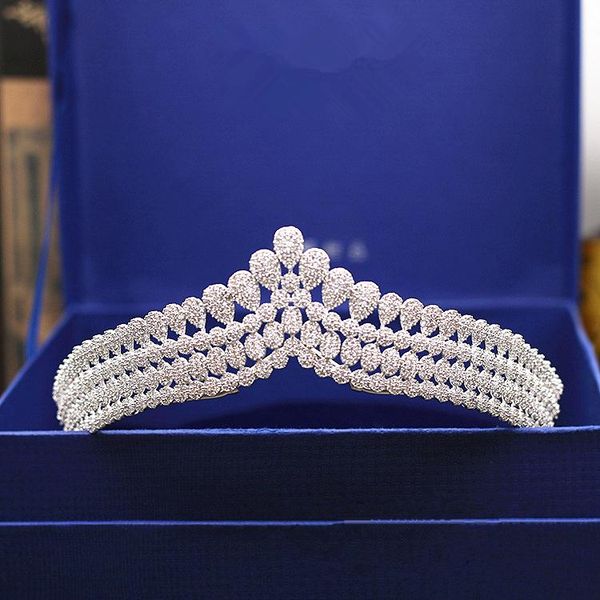 hair clips & barrettes micro paved cubic zircon tiara pearl drops full zirconia crown bridal headpiece wedding accessories cz coroa novia wi, Golden;silver
hair clips & barrettes micro paved cubic zircon tiara pearl drops full zirconia crown bridal headpiece wedding accessories cz coroa novia wi, Golden;silver