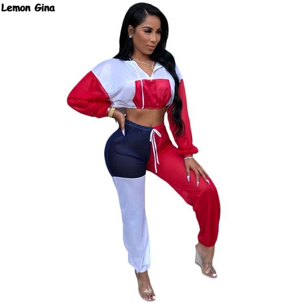women's two piece pants women fashion long sleeve hooded patchwork crop pieces sets suits outfits tracksuit 2color s3458, White
women's two piece pants women fashion long sleeve hooded patchwork crop pieces sets suits outfits tracksuit 2color s3458, White