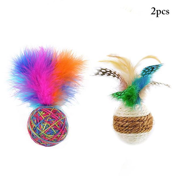 cat toys 2pcs ball toy bite-resistant funny sisal rope chew artificial colorful teaser juegos gatos
cat toys 2pcs ball toy bite-resistant funny sisal rope chew artificial colorful teaser juegos gatos