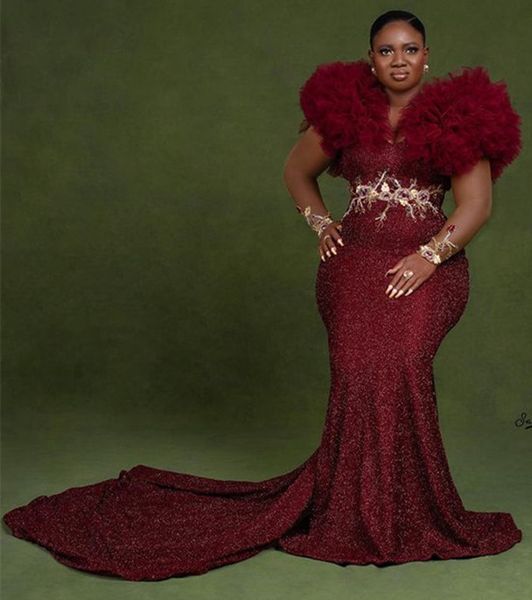 2021 plus size arabic aso ebi burgundy sparkly mermaid prom dresses beaded sequined stylish evening formal party second reception 244e, Black
2021 plus size arabic aso ebi burgundy sparkly mermaid prom dresses beaded sequined stylish evening formal party second reception 244e, Black