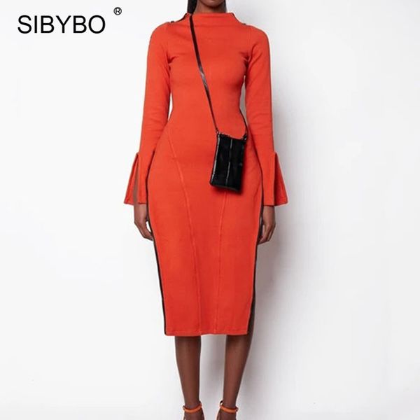 sibybo high split bodycon dresses autumn long sleeve zipper women long dresses 2021 black knitted turtleneck party vestidos, Black;white
sibybo high split bodycon dresses autumn long sleeve zipper women long dresses 2021 black knitted turtleneck party vestidos, Black;white